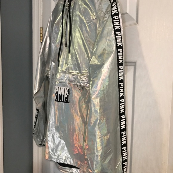 PINK Victoria Secret Silver Jacket - Picture 4 of 6